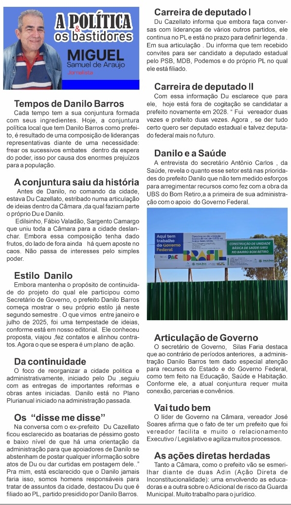 Politica dos Bastidores
